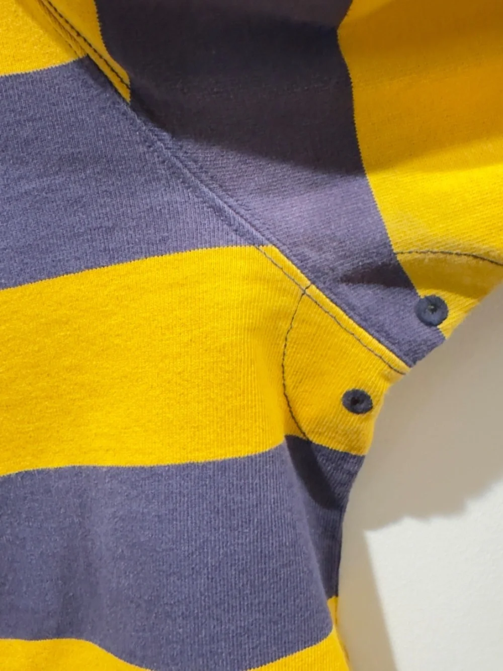 RARE Rugby Ralph Lauren XL Number 10 Classic Rugby Fit Yellow Navy
